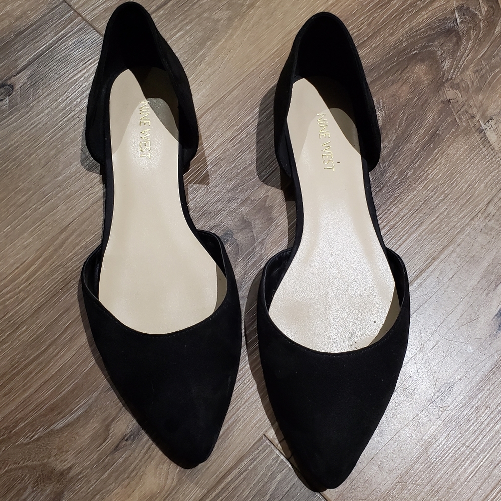 Nine West D'orsay black flats 7